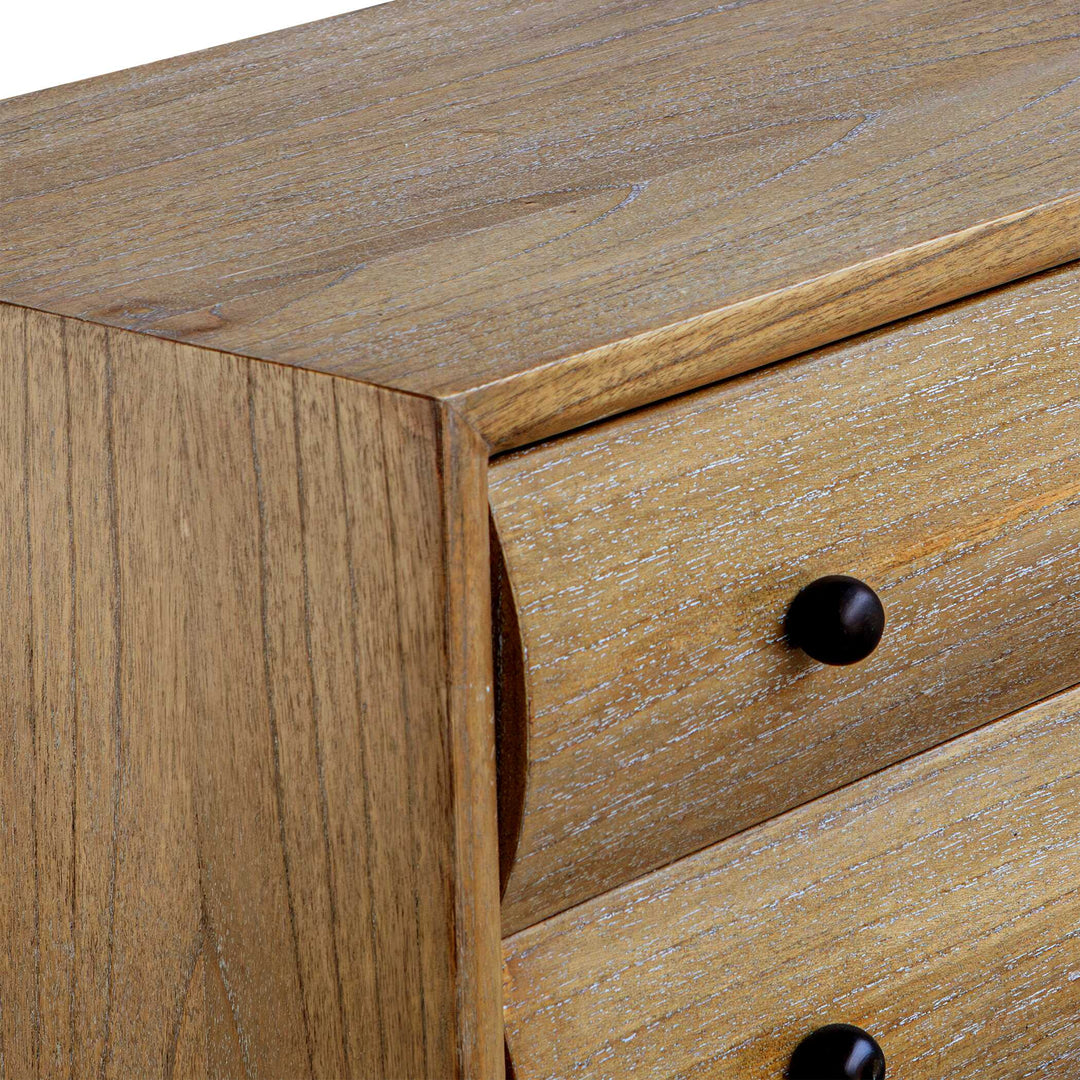 American Home Furniture Uttermost Millard Curved 4 Drawer Chest