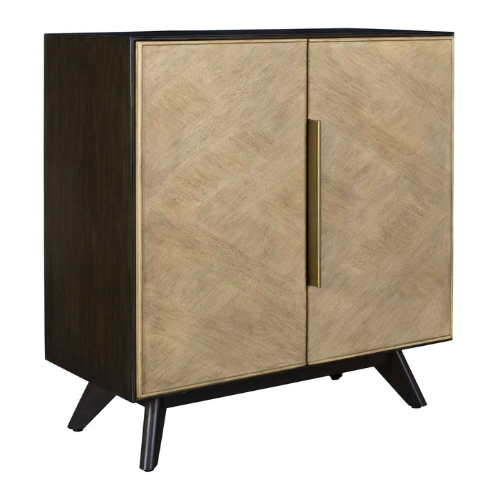 American Home Furniture Uttermost Reina Modern 2 Door Cabinet