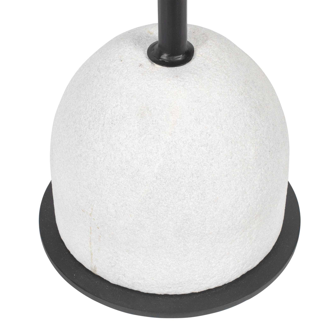 Morro White Marble Side Table