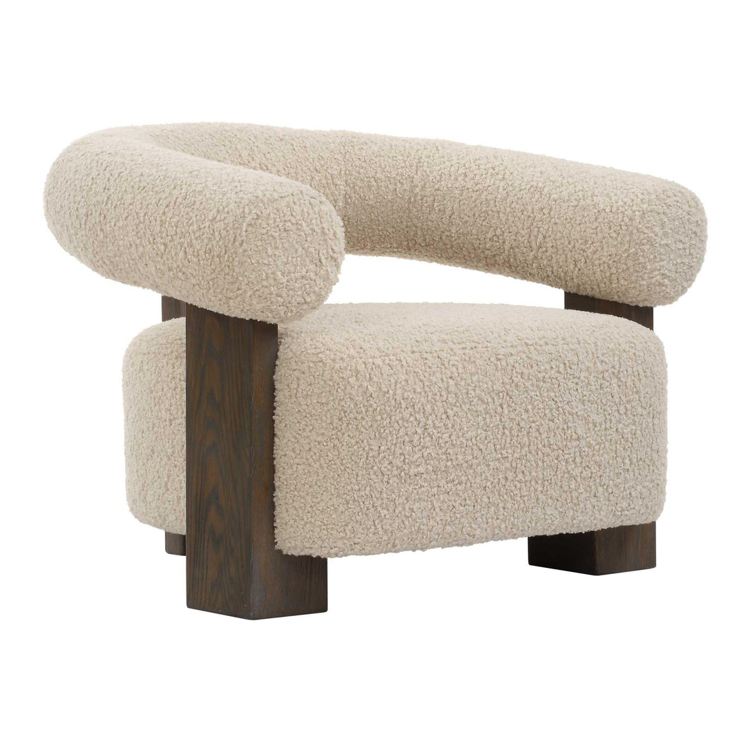 Lennox Shearling Accent Chair - AmericanHomeFurniture