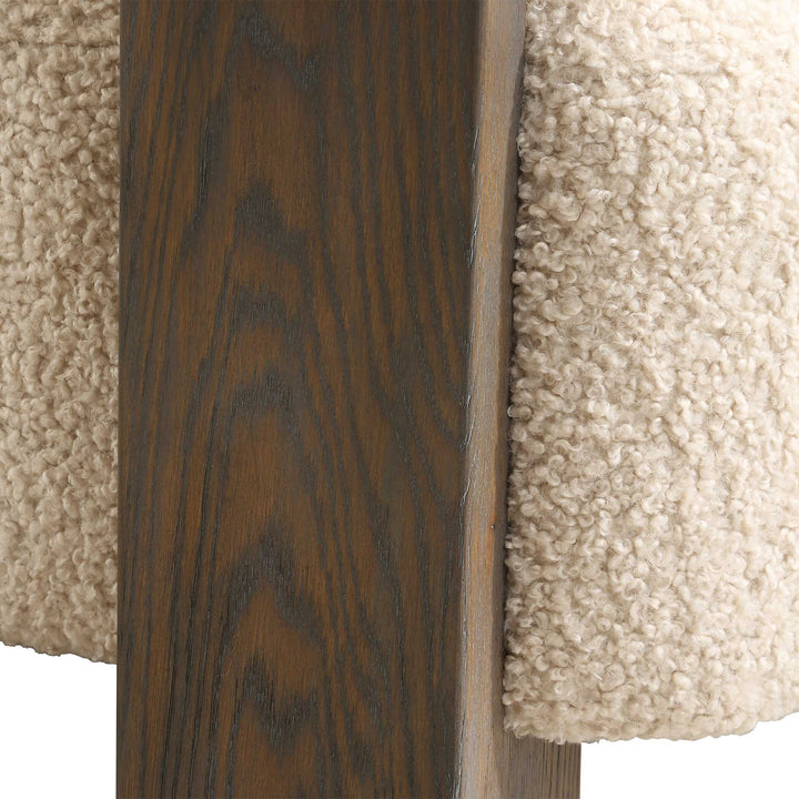 American Home Furniture Uttermost Lennox Shearling Accent Chair