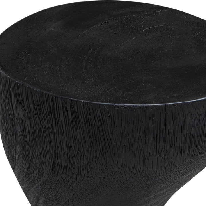American Home Furniture Uttermost Mattison Black Drink Table
