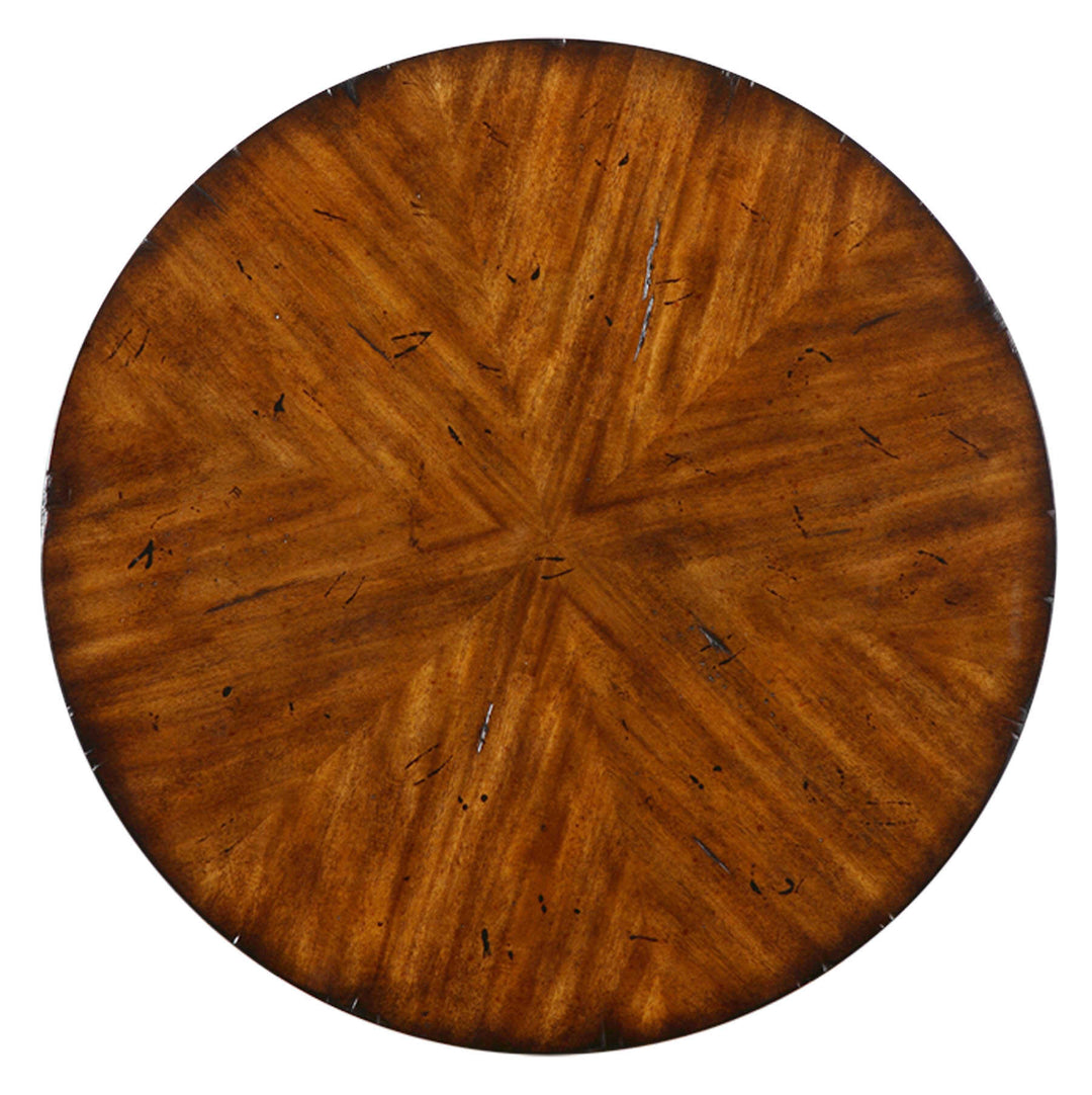 American Home Furniture Uttermost Carmel Round Lamp Table