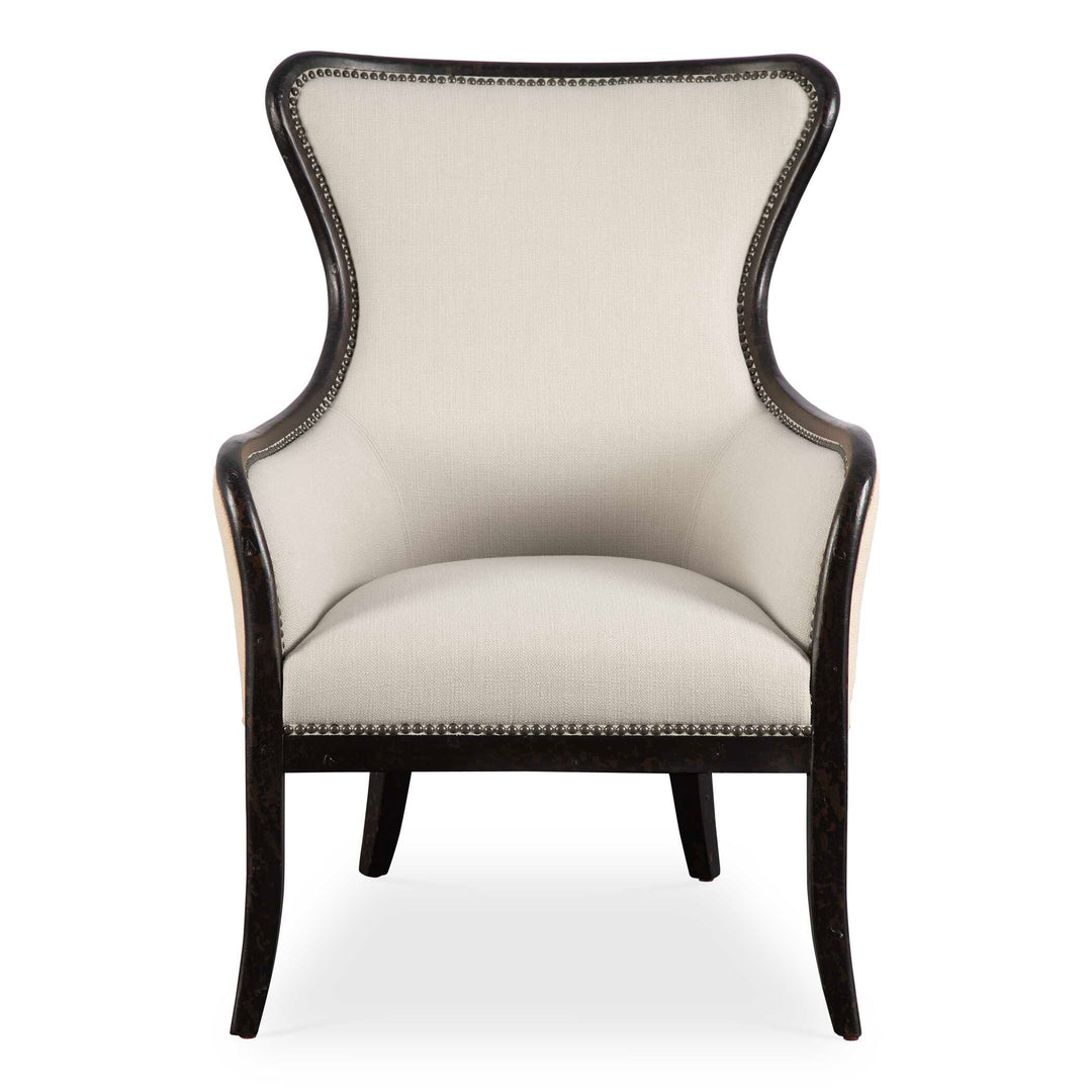 American Home Furniture Uttermost Sandy Wing Back Armchair
