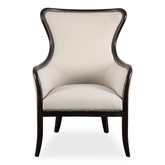 American Home Furniture Uttermost Sandy Wing Back Armchair