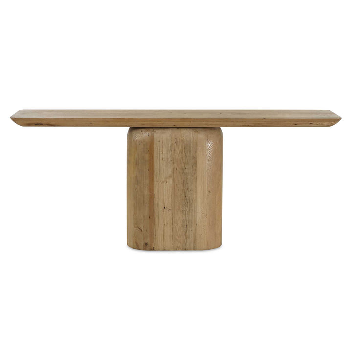 American Home Furniture Uttermost Camerlin Reclaimed Oak Console Table