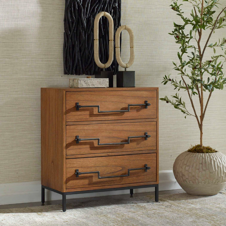 American Home Furniture Uttermost Jory Natural Wood Accent Chest