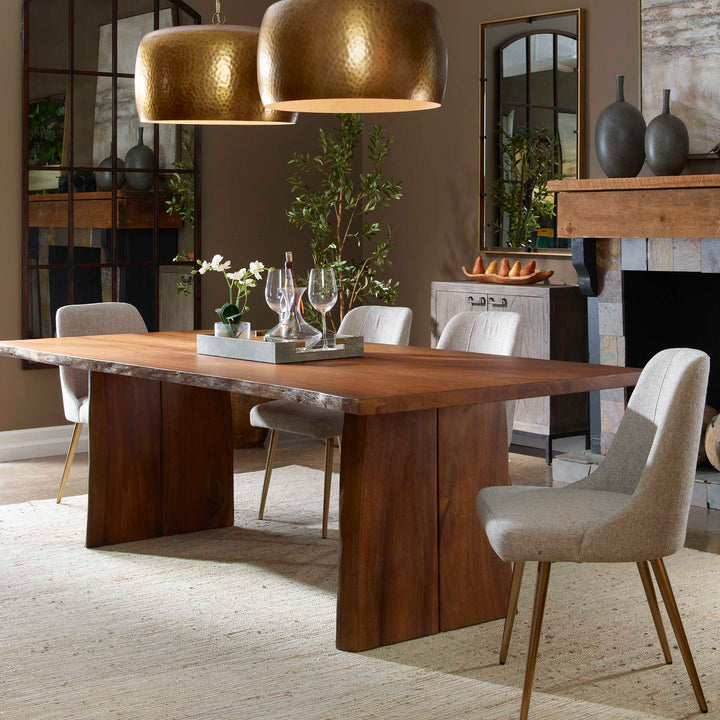 American Home Furniture Uttermost Glenmore Wood Dining Table