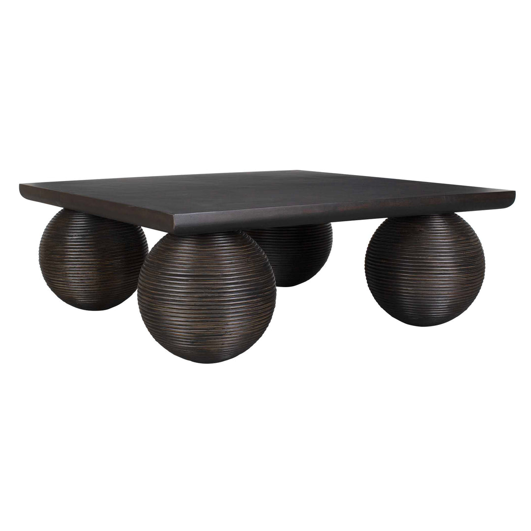 American Home Furniture Uttermost Kasson Sphere Leg Coffee Table