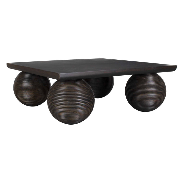 American Home Furniture Uttermost Kasson Sphere Leg Coffee Table