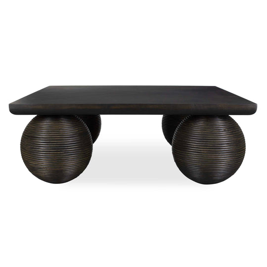 American Home Furniture Uttermost Kasson Sphere Leg Coffee Table