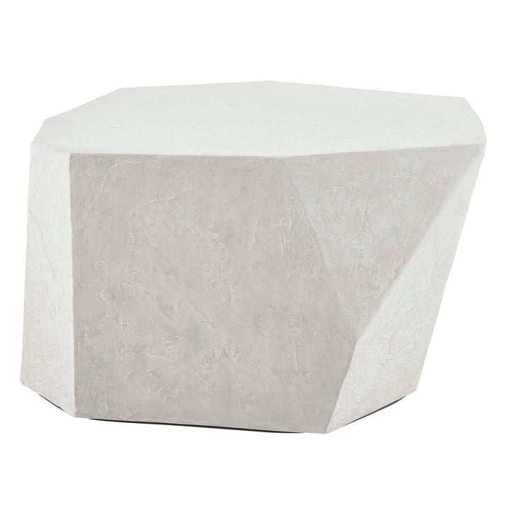American Home Furniture Uttermost Parra Limestone Outdoor Coffee Table