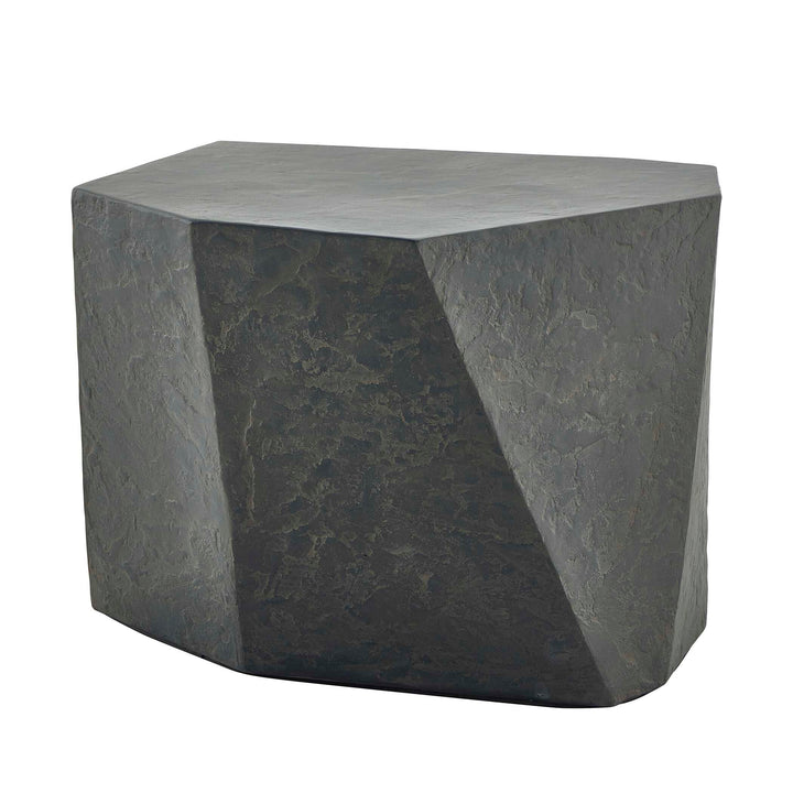 American Home Furniture Uttermost Parra Slate Outdoor Side Table
