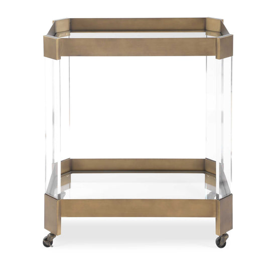 American Home Furniture Uttermost Giselle Bronze Bar Cart