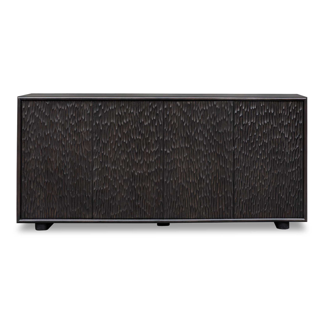 American Home Furniture Uttermost Stevenson Chiseled 4 Door Cabinet