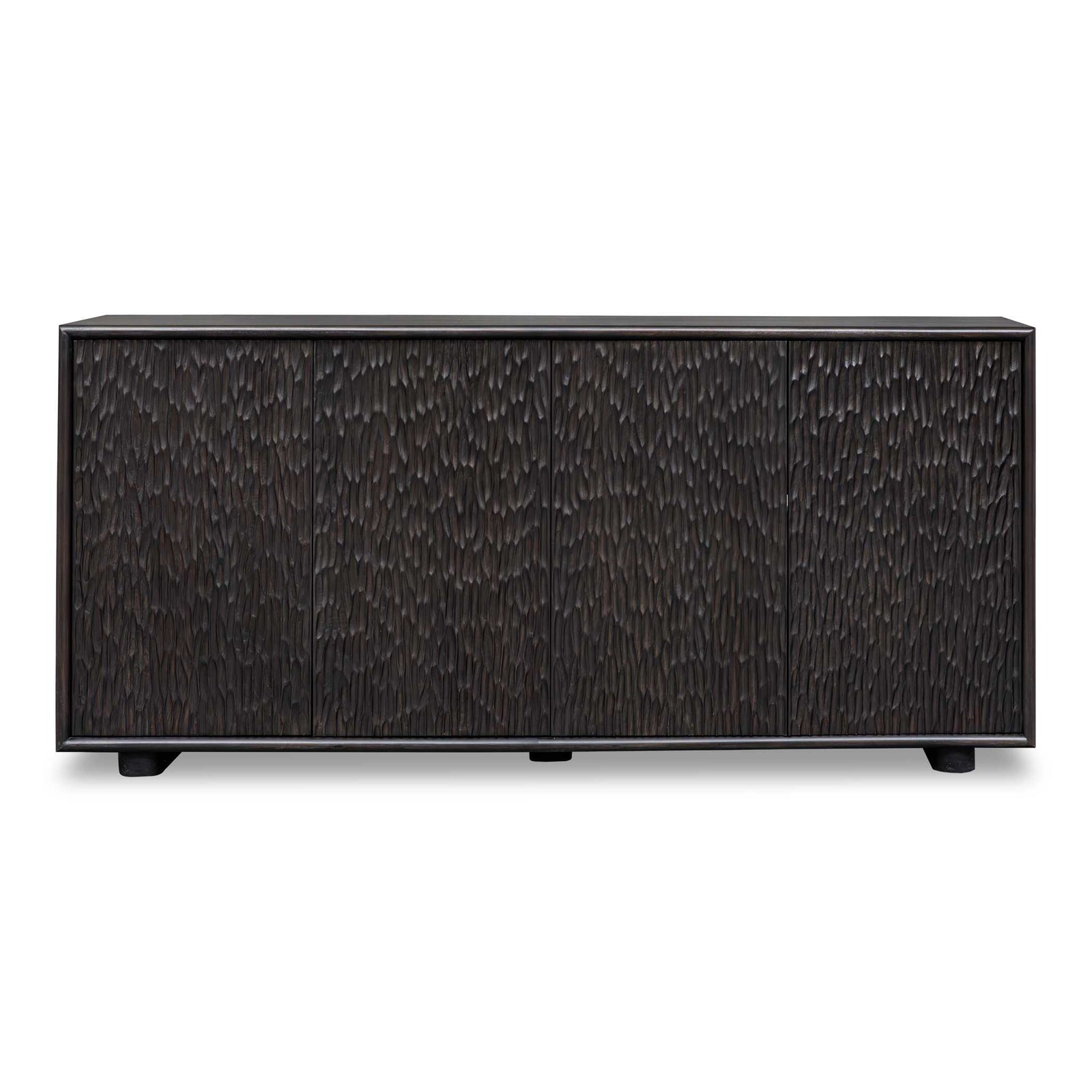 American Home Furniture Uttermost Stevenson Chiseled 4 Door Cabinet