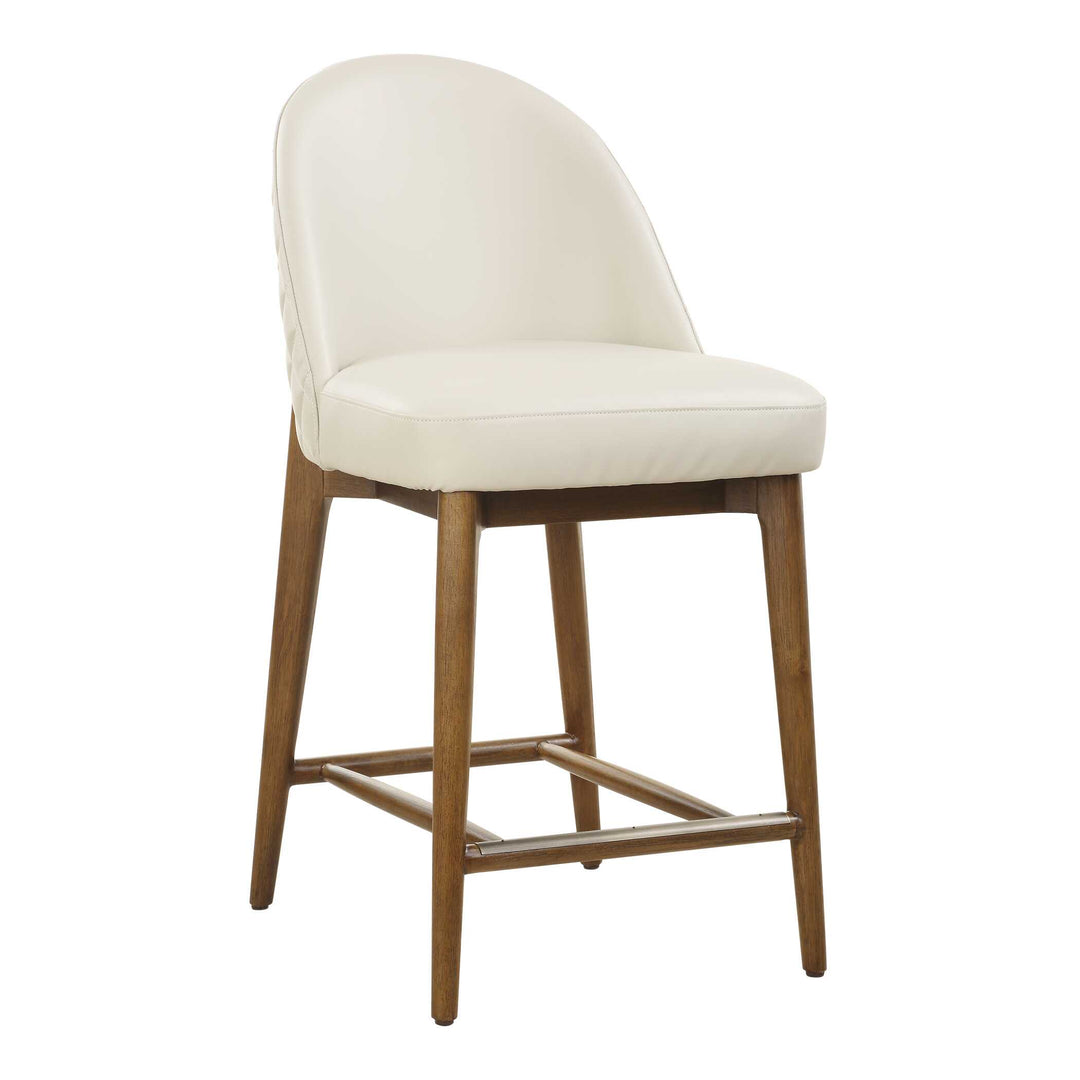 American Home Furniture Uttermost Stitches Leather Counter Stool