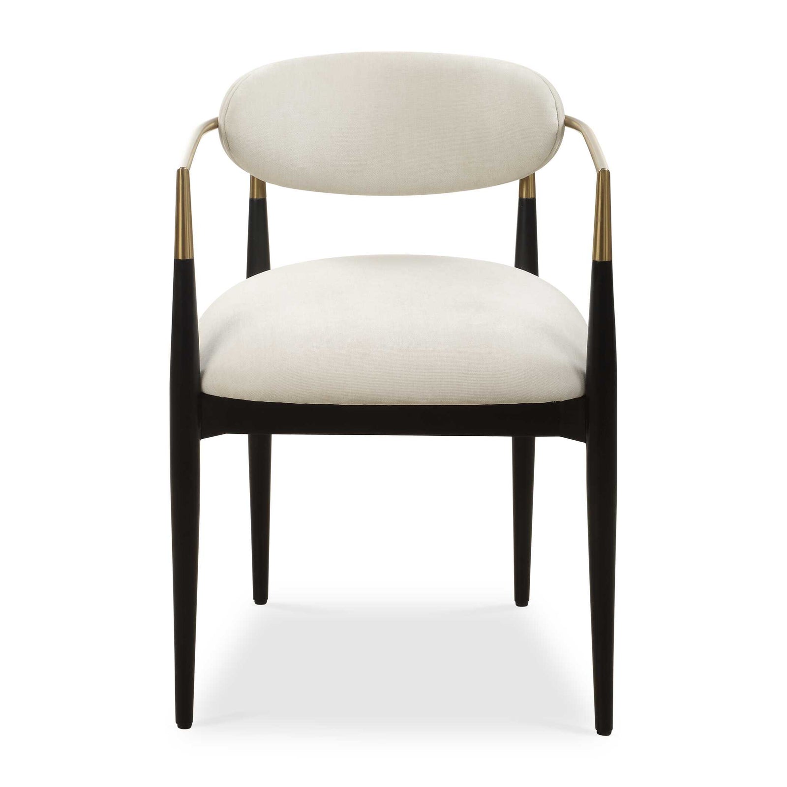 American Home Furniture Uttermost Moxie White Dining Arm Chair Set of 2