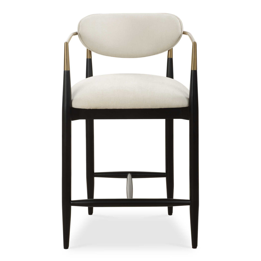 American Home Furniture Uttermost Moxie White Counter Stool