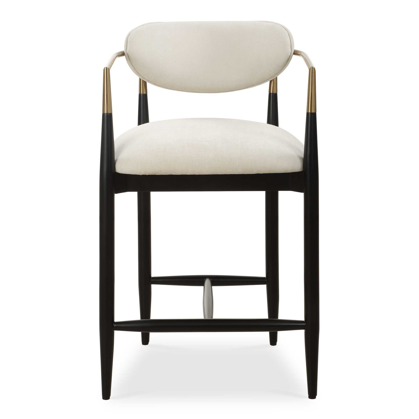 American Home Furniture Uttermost Moxie White Counter Stool