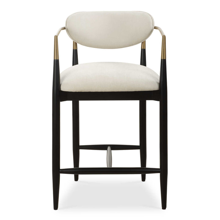 American Home Furniture Uttermost Moxie White Counter Stool