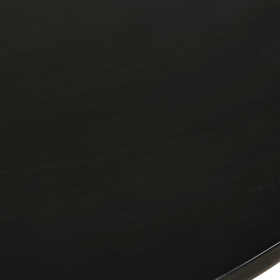 Hersch Round Black Dining Table