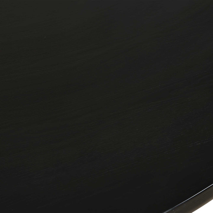 Hersch Round Black Dining Table