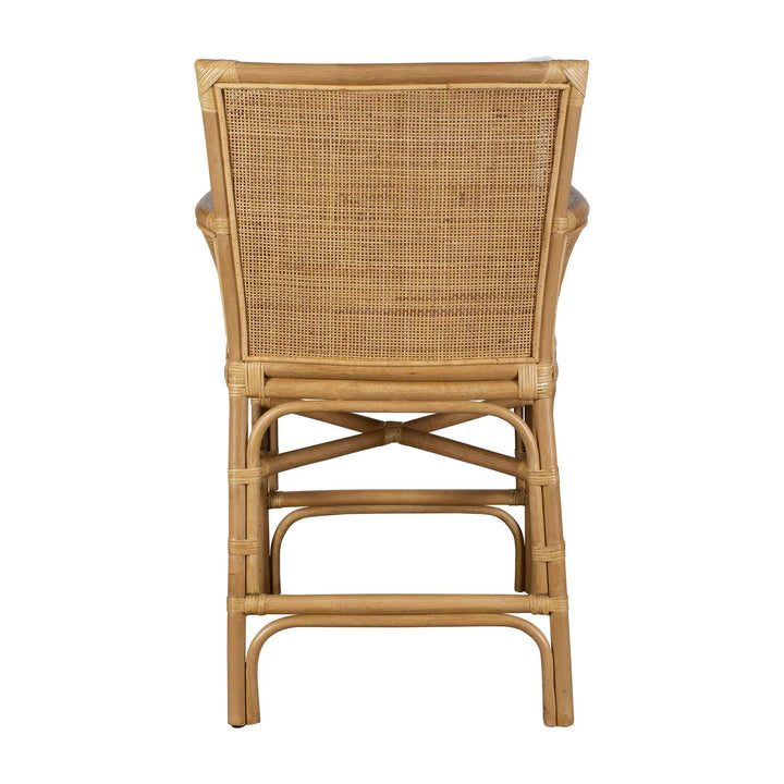 American Home Furniture Uttermost Pacific Rattan Counter Stool
