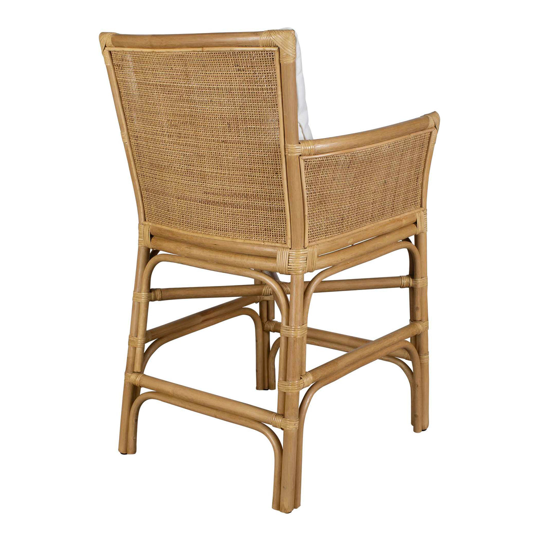 American Home Furniture Uttermost Pacific Rattan Counter Stool