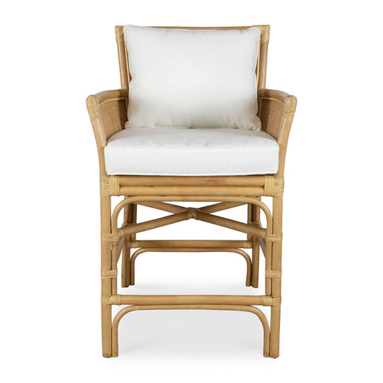 American Home Furniture Uttermost Pacific Rattan Counter Stool
