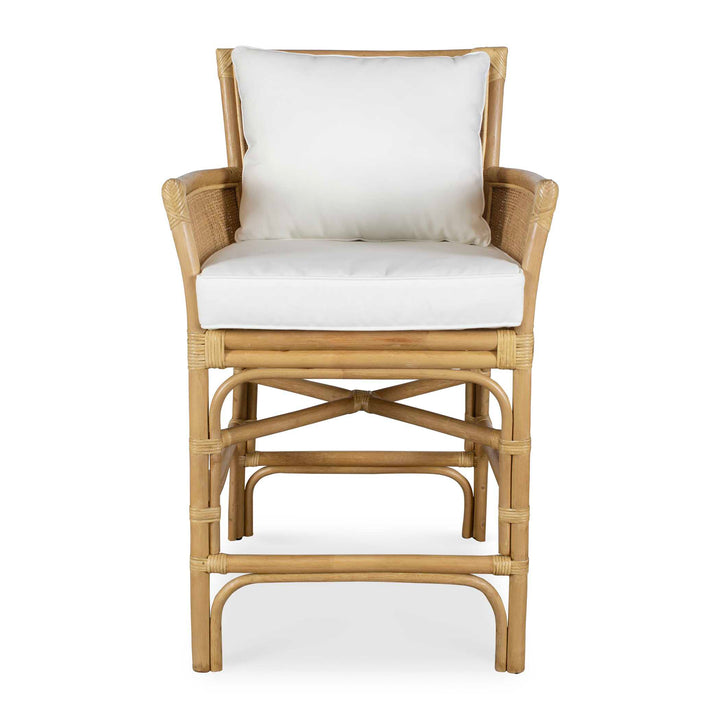 American Home Furniture Uttermost Pacific Rattan Counter Stool