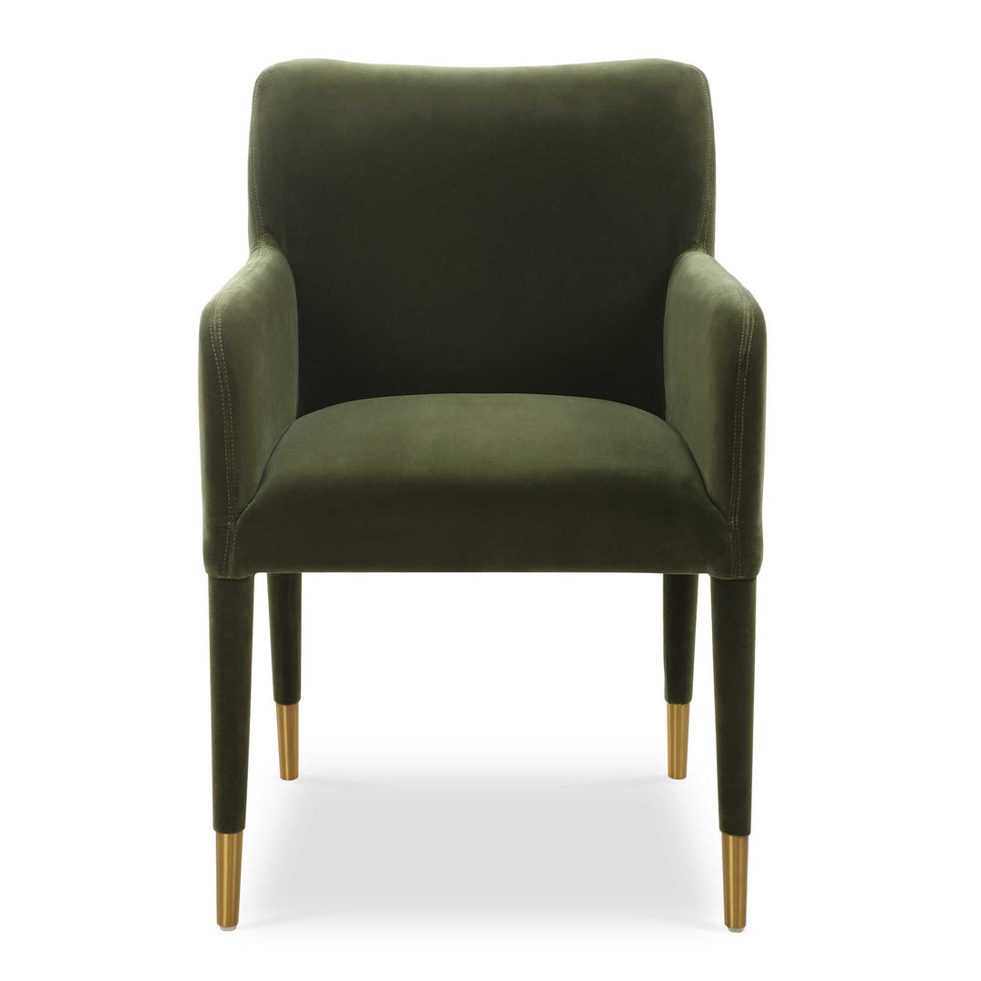 American Home Furniture Uttermost Conifer Moss Dining Arm Chair Set of 2