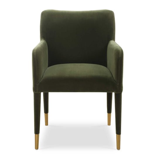 American Home Furniture Uttermost Conifer Moss Dining Arm Chair Set of 2