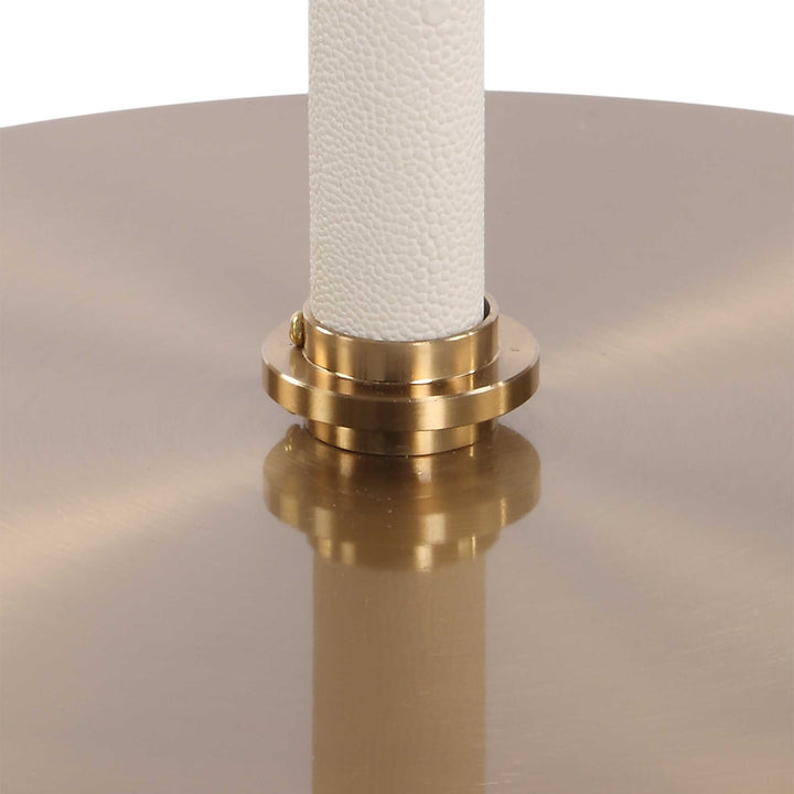 American Home Furniture Uttermost Cyprus Brass Accent Table