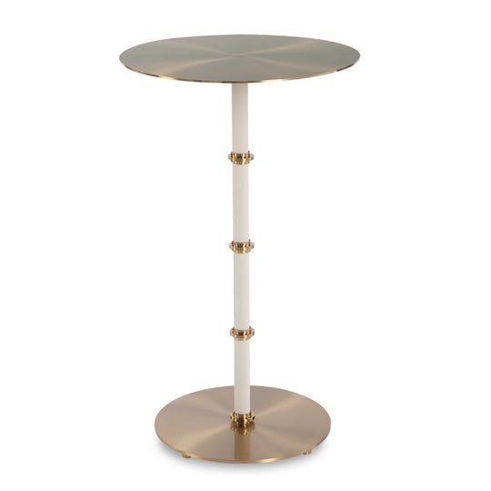 American Home Furniture Uttermost Cyprus Brass Accent Table