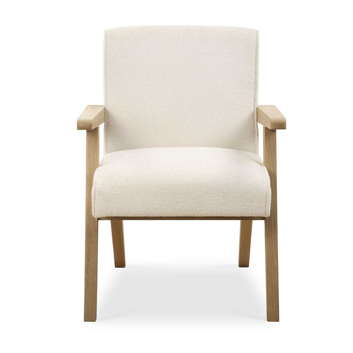 American Home Furniture Uttermost Blakely White Dining Arm Chair Set of 2