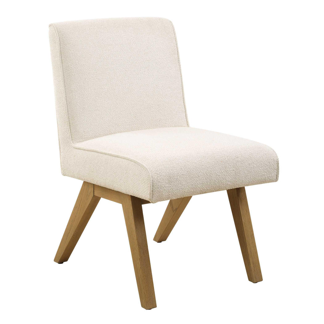 Blakely White Armless Dining Chair - Set of 2 - AmericanHomeFurniture