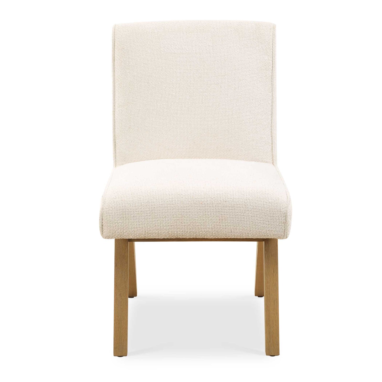 American Home Furniture Uttermost Blakely White Armless Dining Chair Set of 2