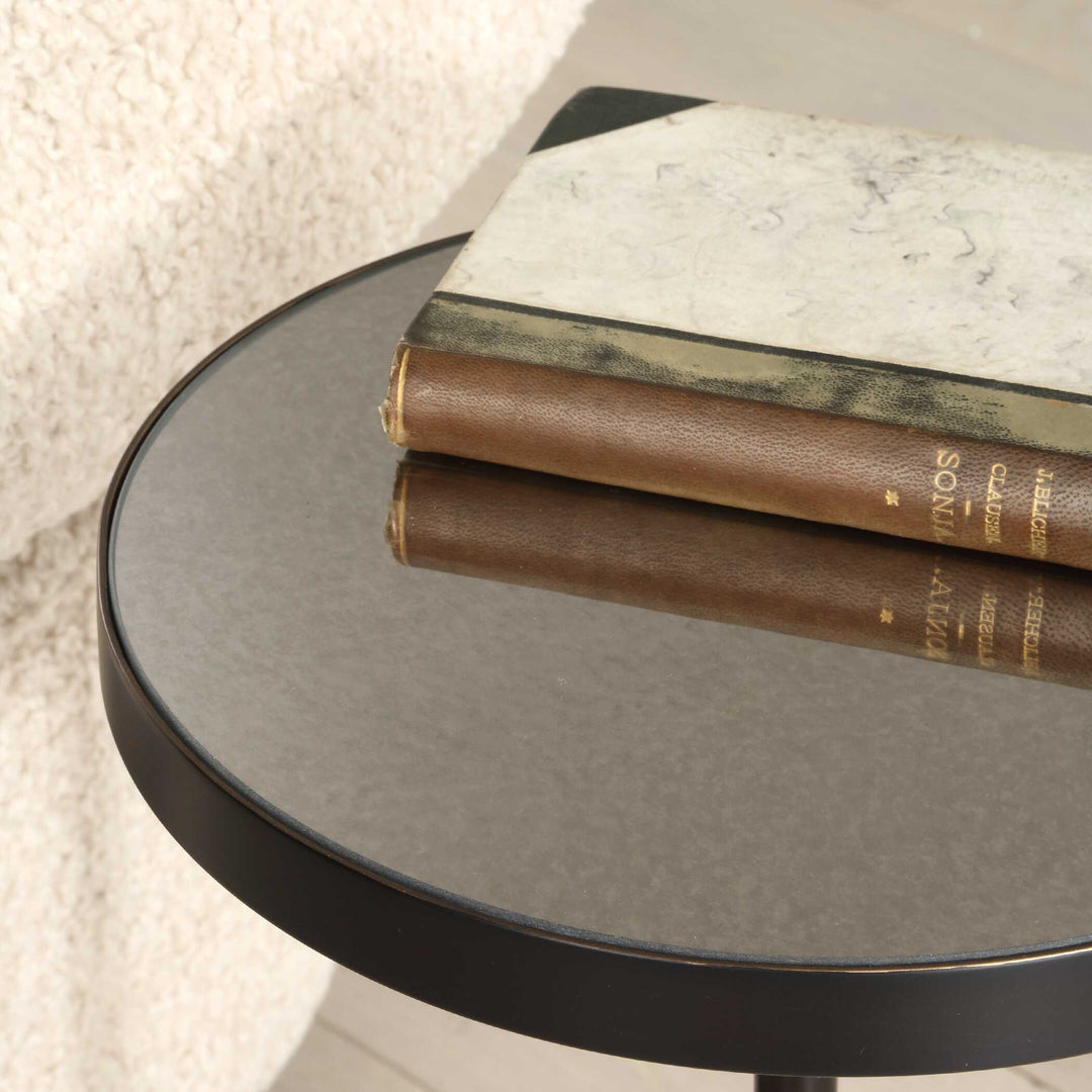American Home Furniture Uttermost Odesa Marble Accent Table