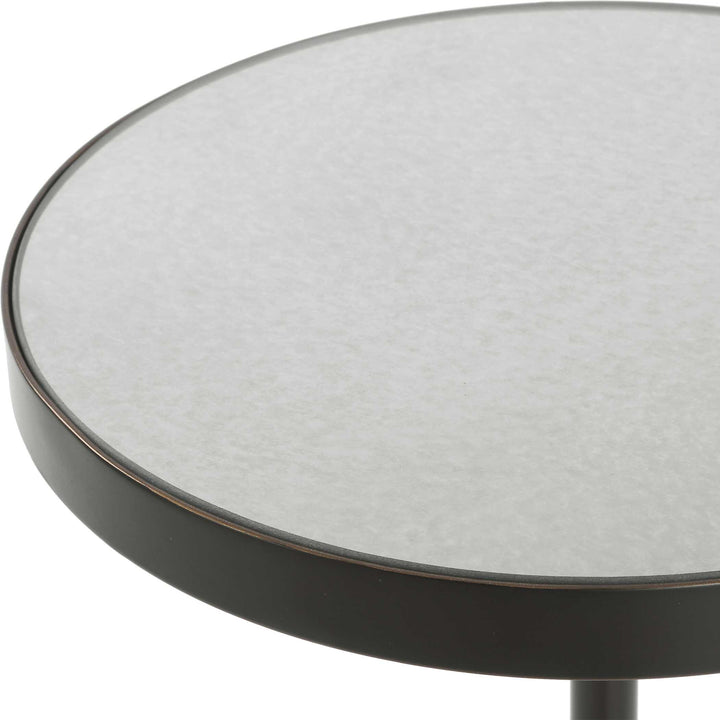 American Home Furniture Uttermost Odesa Marble Accent Table