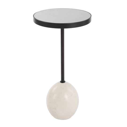American Home Furniture Uttermost Odesa Marble Accent Table