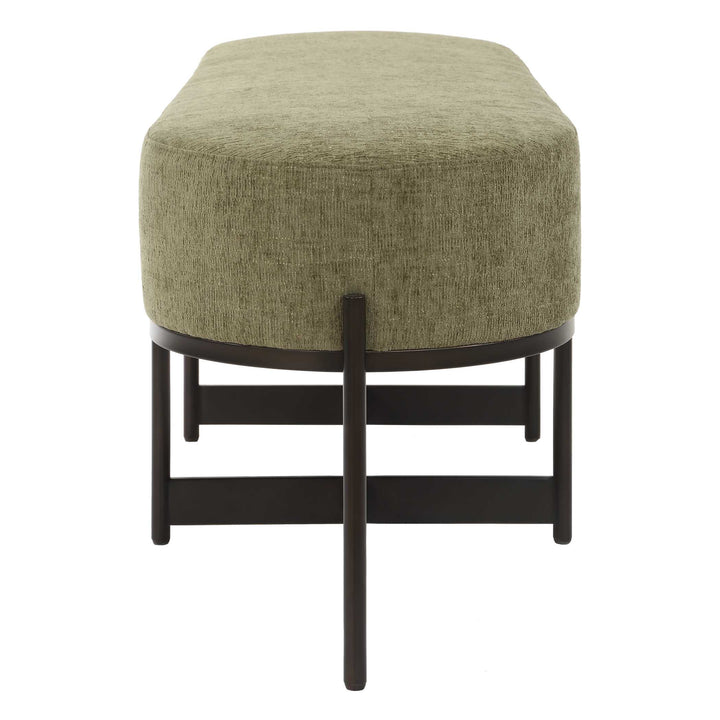 American Home Furniture Uttermost Merino Moss Fabric Bench