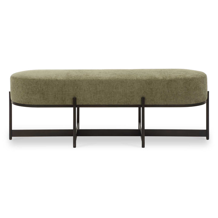 American Home Furniture Uttermost Merino Moss Fabric Bench