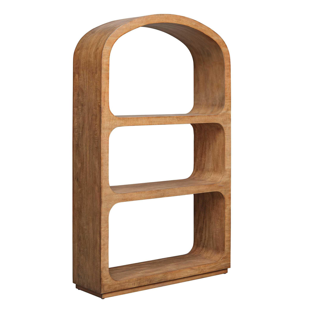 Achley Seamless Wooden Etagere - AmericanHomeFurniture