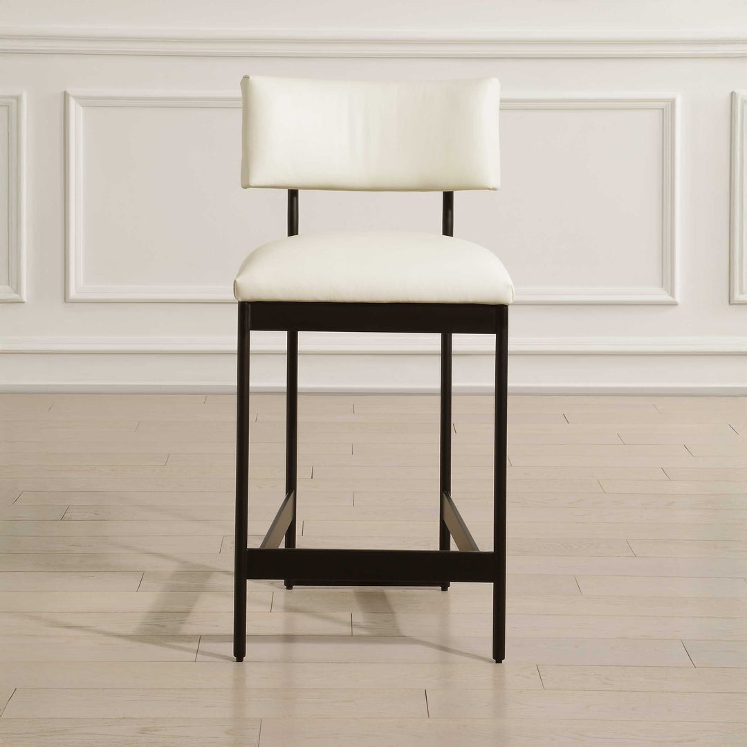 Apsley Black Counter Stool