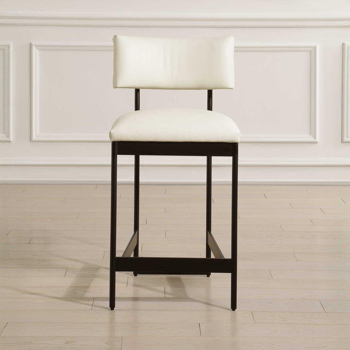 Apsley Black Counter Stool