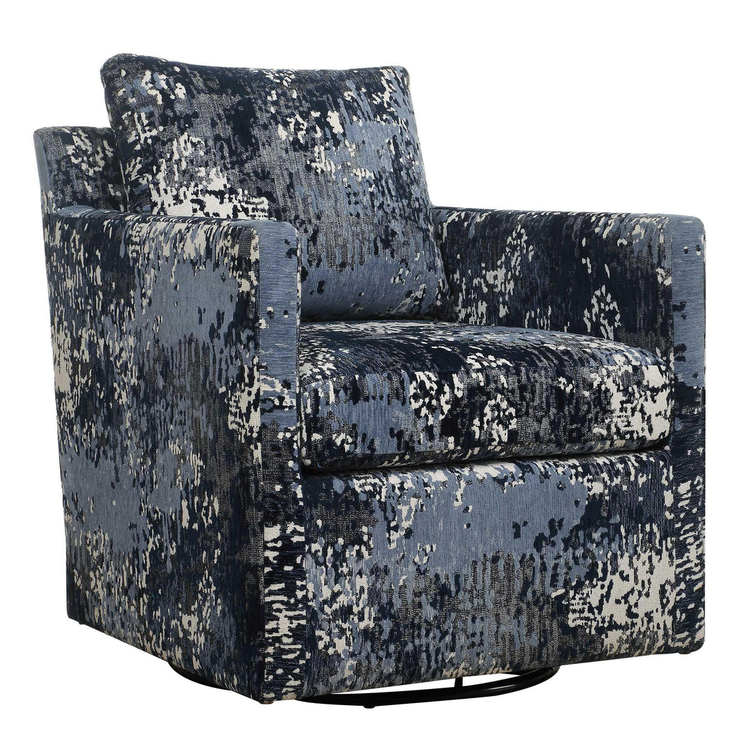 Tisdell Patterned Swivel/Glider - AmericanHomeFurniture