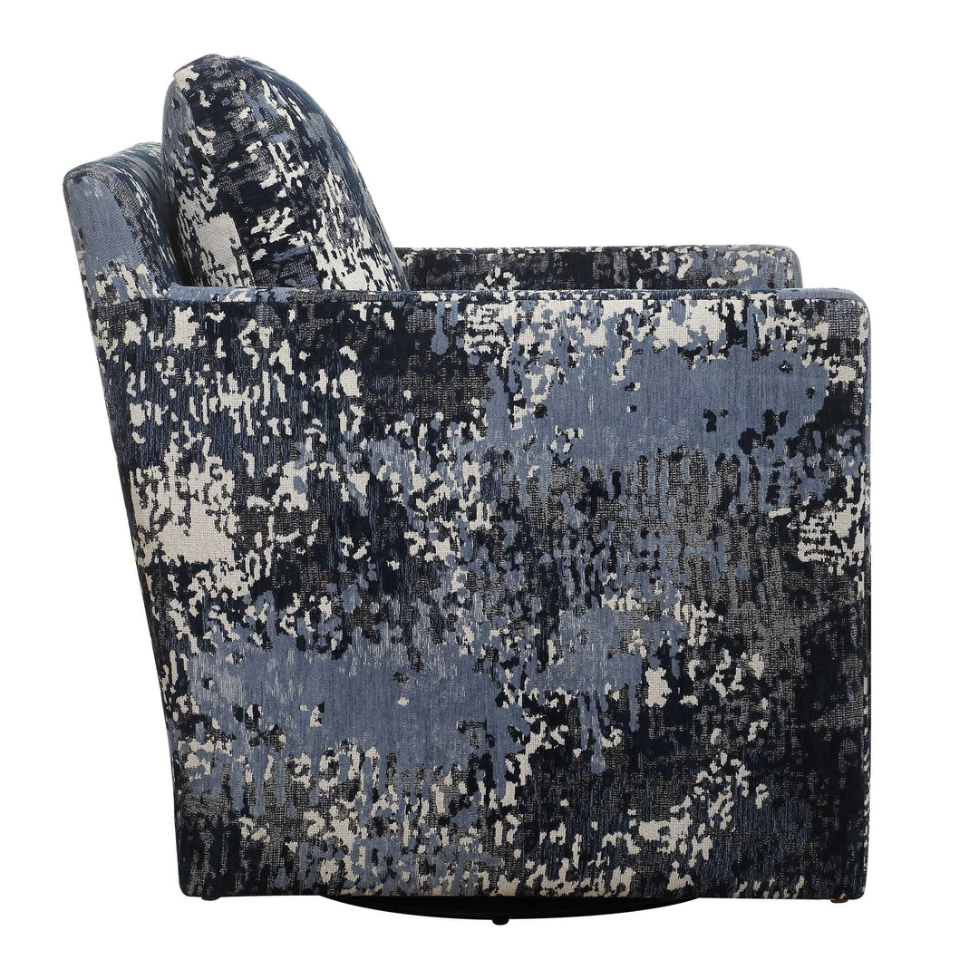 American Home Furniture Uttermost Tisdell Patterned Swivel/Glider