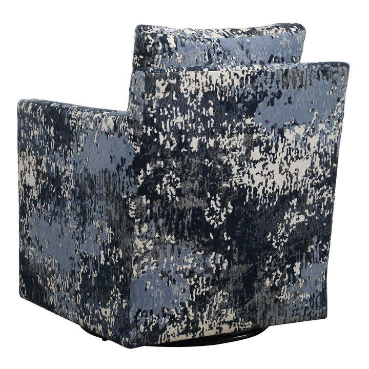 American Home Furniture Uttermost Tisdell Patterned Swivel/Glider
