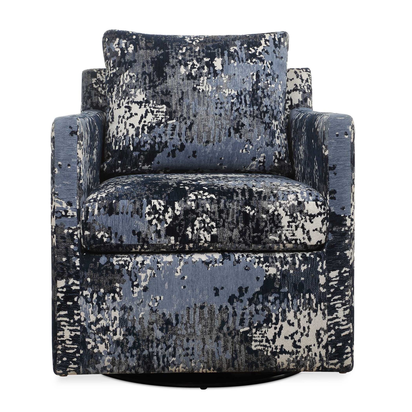American Home Furniture Uttermost Tisdell Patterned Swivel/Glider
